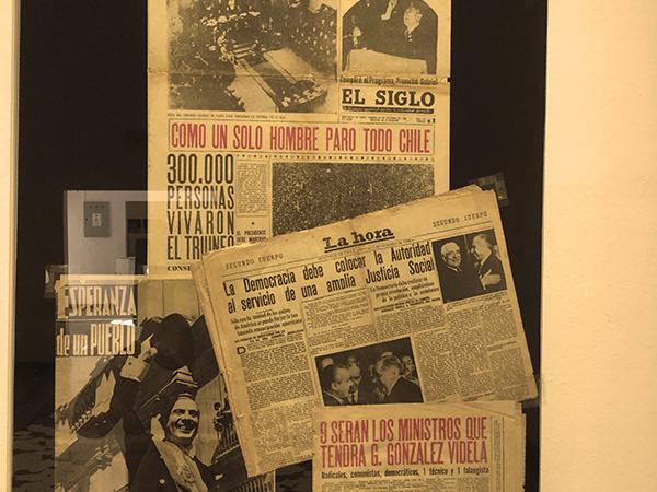Prensa original de 1948 expuesto en seminario en La Serena.