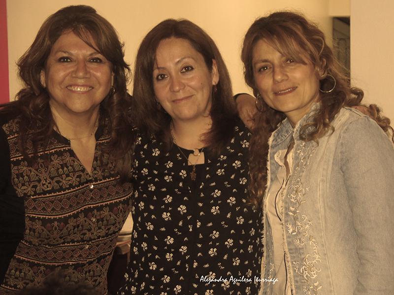Alejandra Aguilera, Marjorie Saavedra y Marcela Dabed en el Museo Histórico Regional Gabriel González Videla.